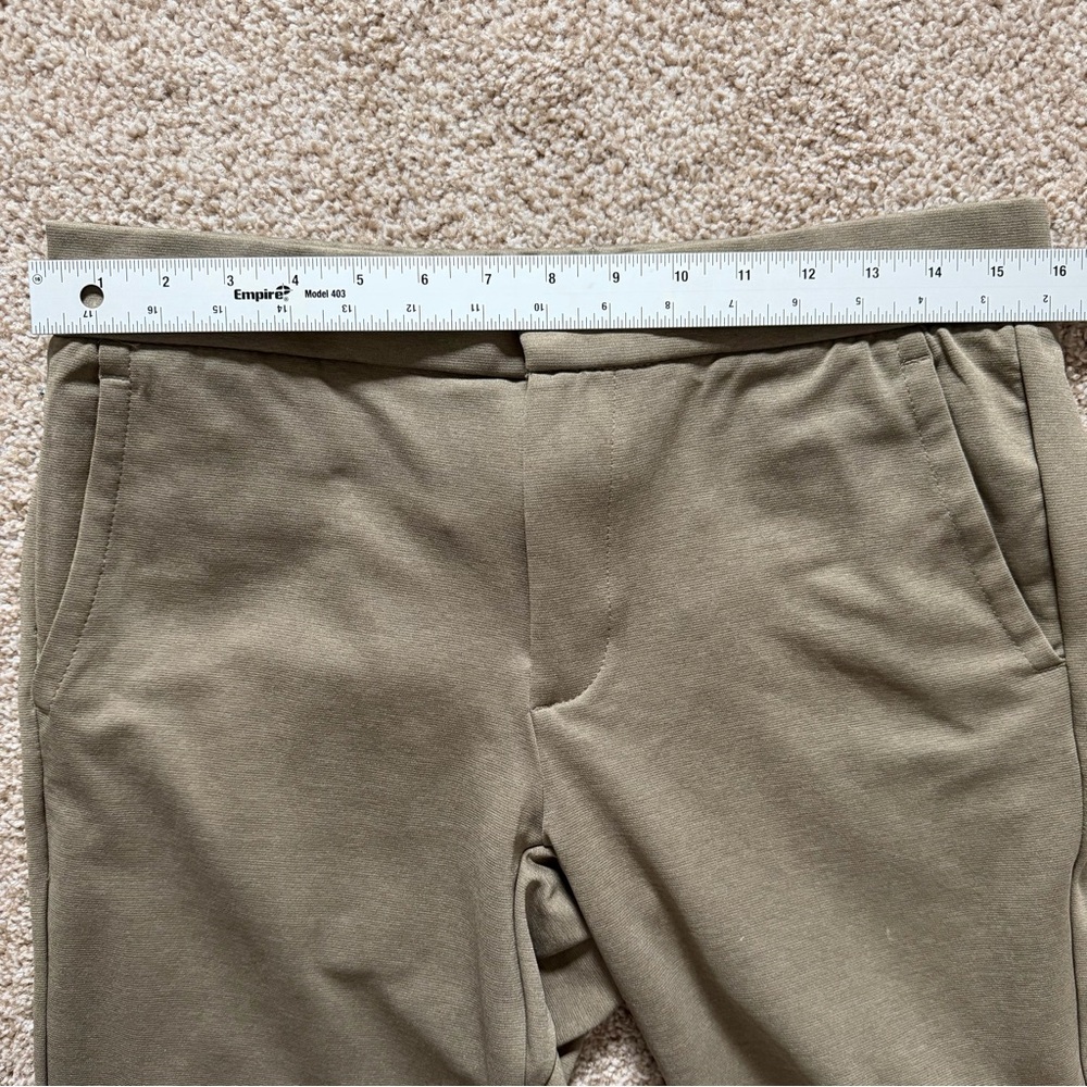 Bonobos Off Duty Elastic Waist Pants Mens Medium Short Green Stretch Work Travel - Picture 10 of 11